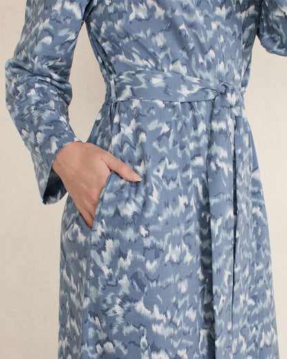 ORGANIC COTTON JERSEY WAVE ROBE