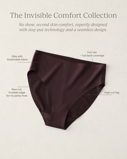 INVISIBLE COMFORT HIGH LEG BRIEF