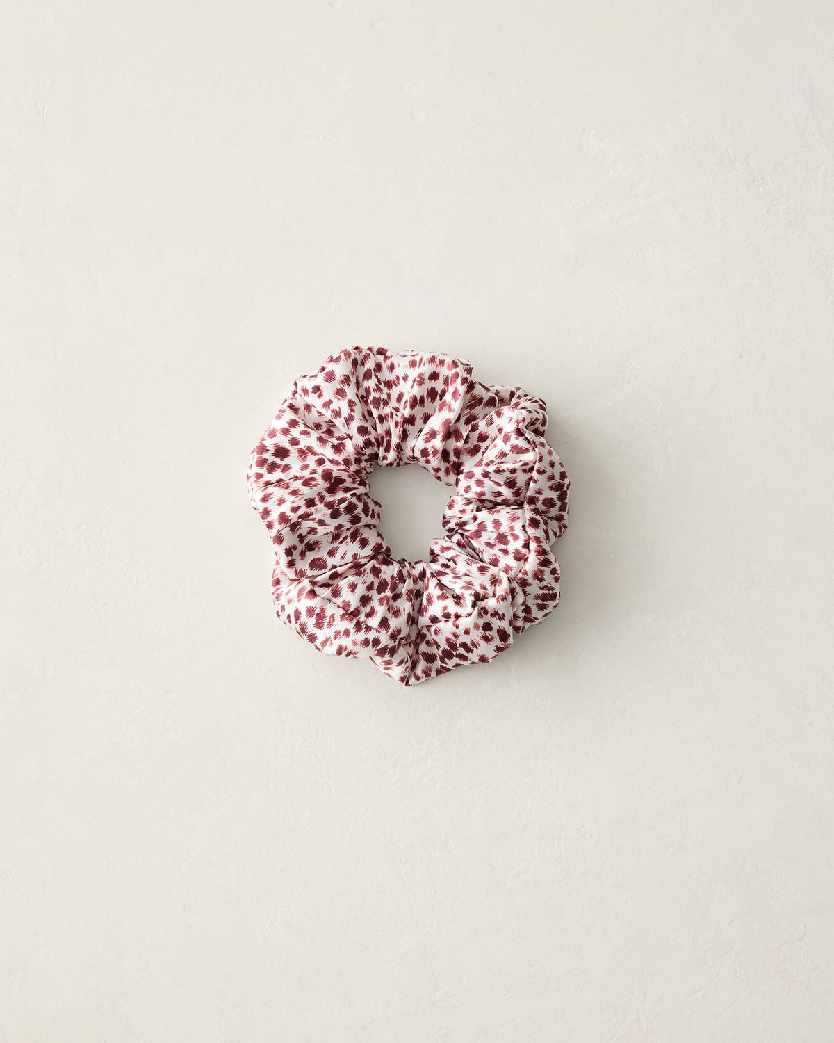 WASHABLE SILK ANIMAL DOT SCRUNCHIE