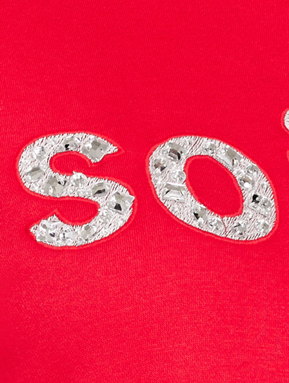 EMBELLISHED CREWNECK SWEATSHIRT - SOIRÉE