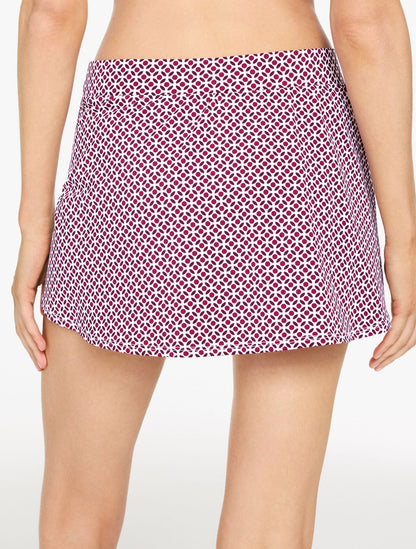 MIRACLESUIT® VENTED SKIRT - LEAF DOTS