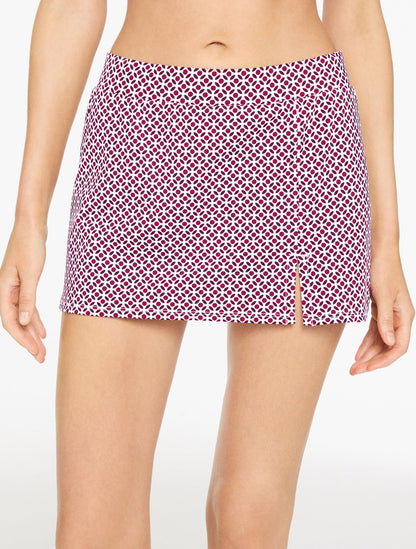 MIRACLESUIT® VENTED SKIRT - LEAF DOTS