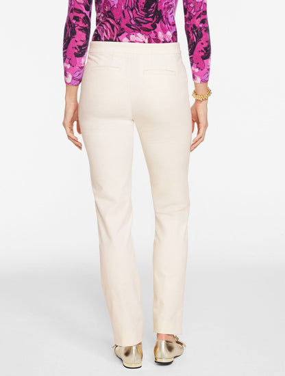 STRAIGHT LEG STRETCH VELVETEEN PANTS