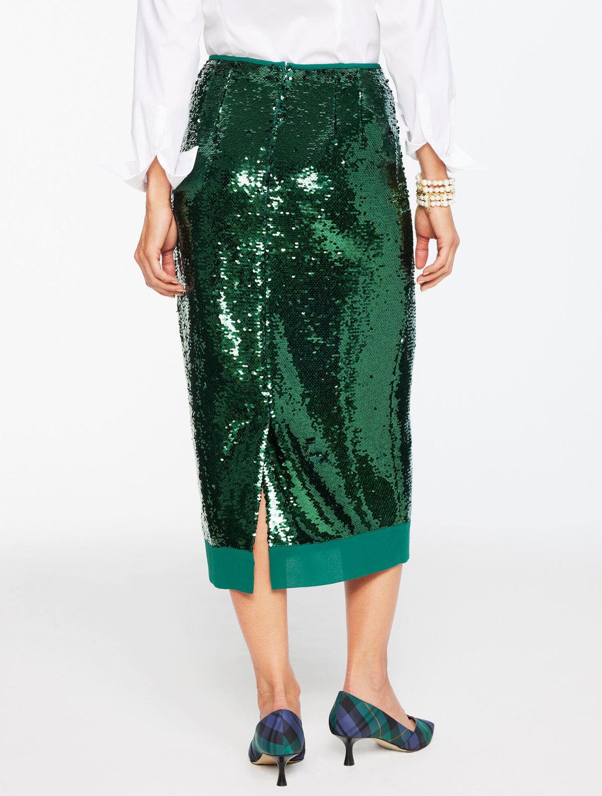 SEQUIN PENCIL SKIRT