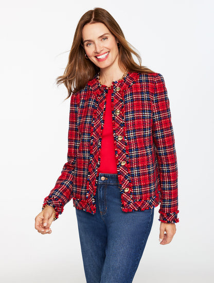 LADY JACKET - CUPID TARTAN