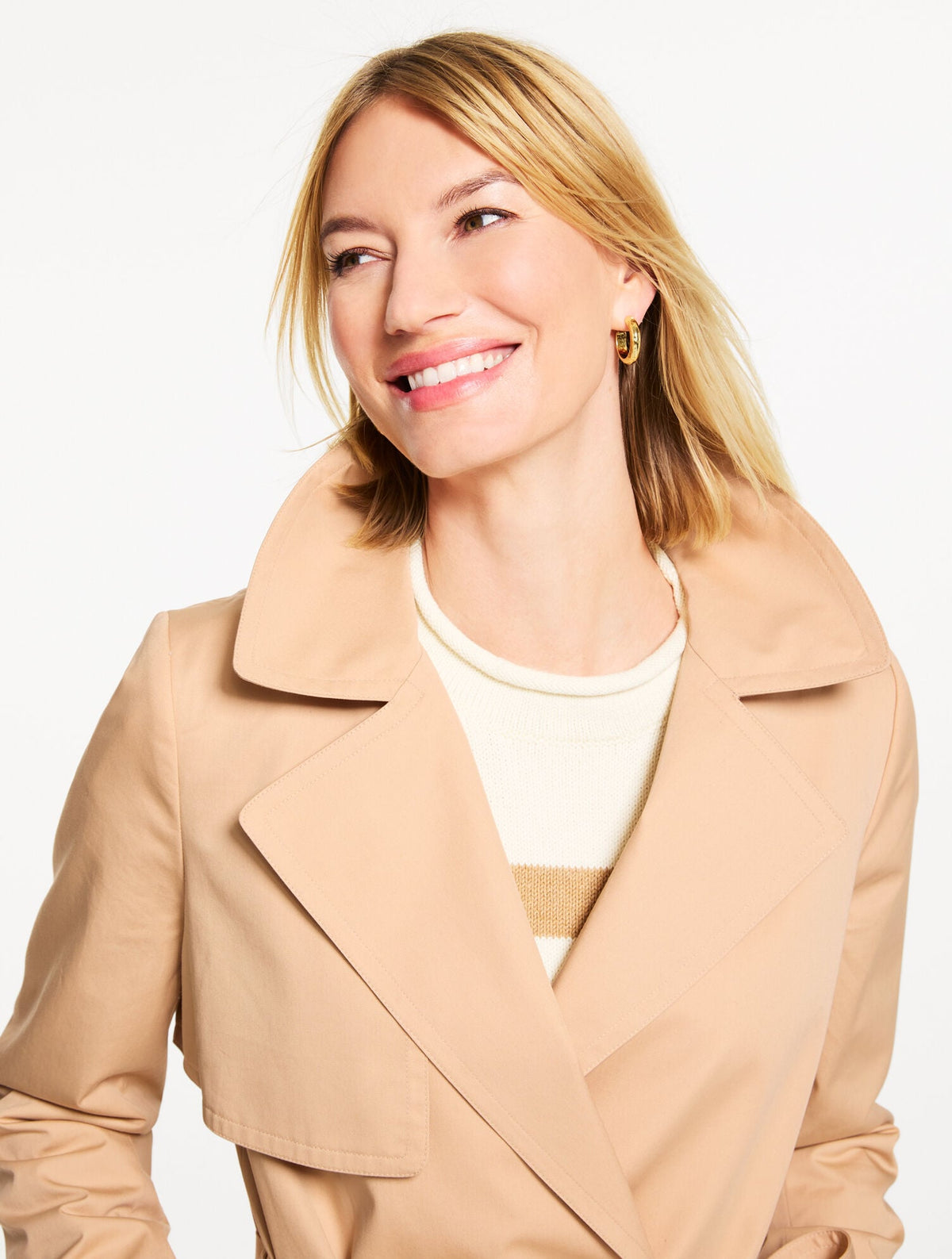 DRAPEY TRENCH COAT