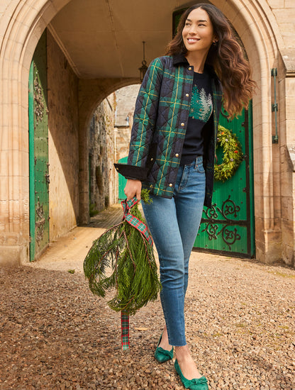 PUFFER JACKET - SLOANE TARTAN