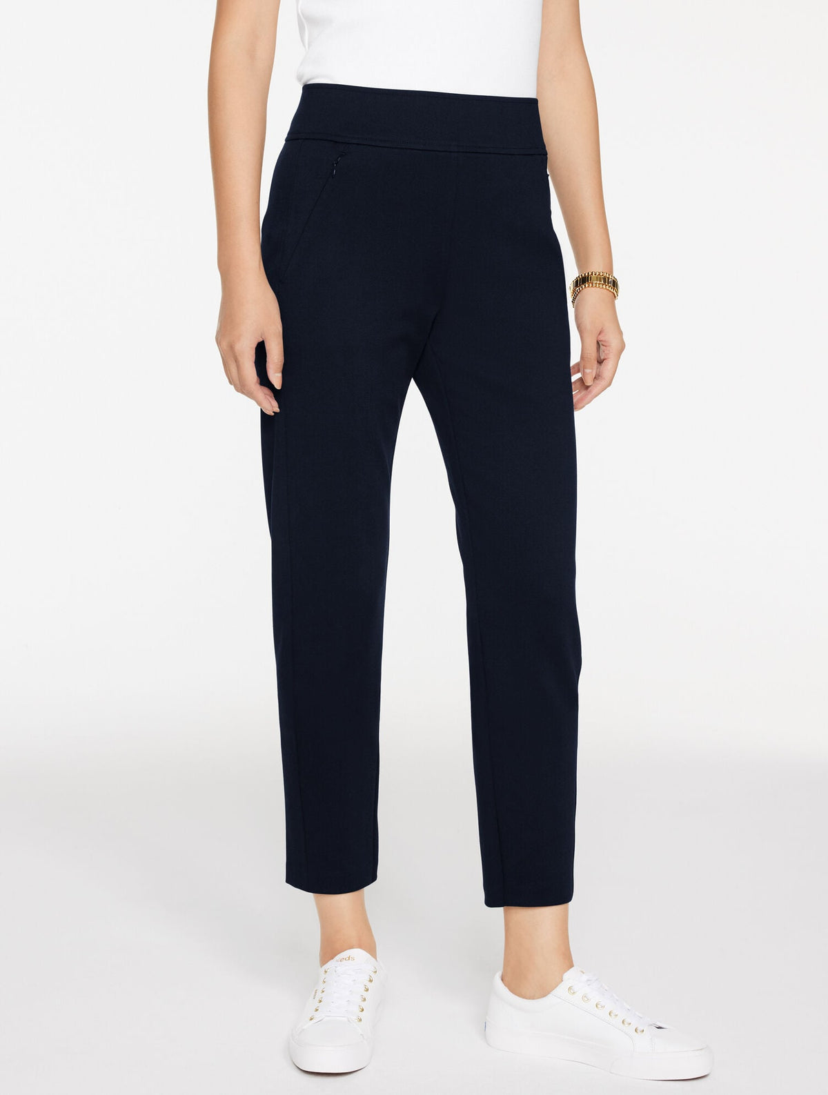 TAPERED LEG PASSPORT PONTE PANTS