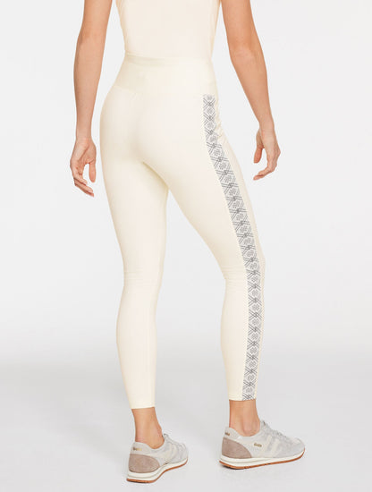 FLEECEBACK LEGGINGS - ALPINE JACQUARD