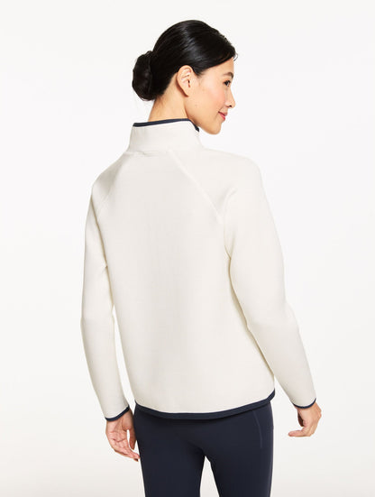 AIRKNIT STRETCH MESH HALF-ZIP PULLOVER