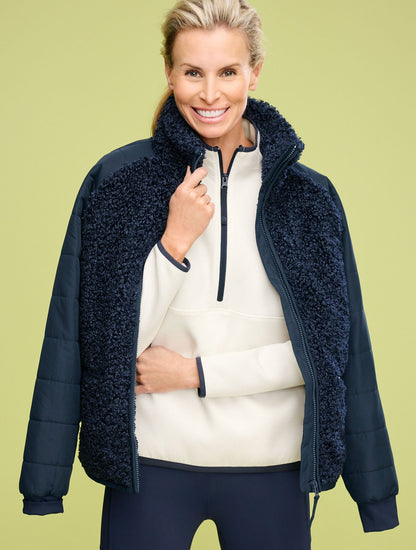 AIRKNIT STRETCH MESH HALF-ZIP PULLOVER