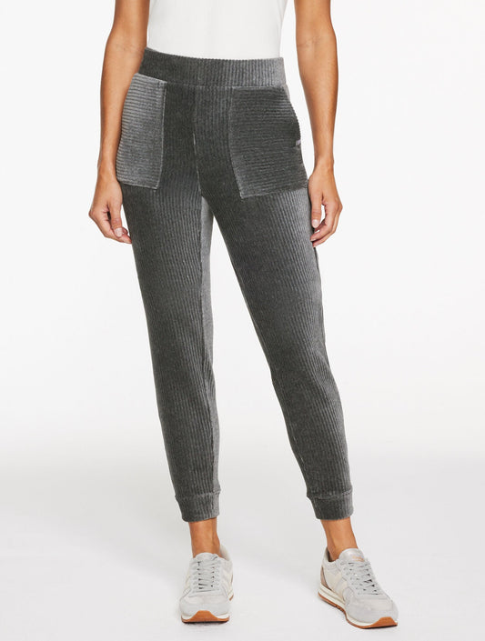 SKY LOUNGE VELOUR JOGGERS