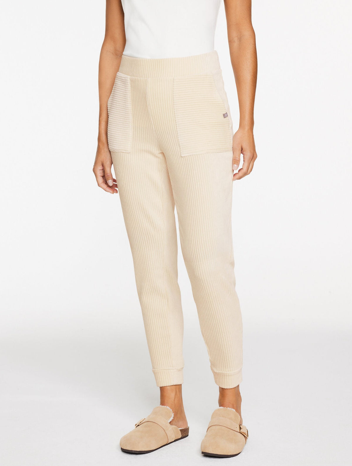 SKY LOUNGE VELOUR JOGGERS
