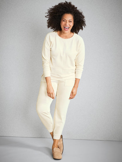SKY LOUNGE VELOUR JOGGERS