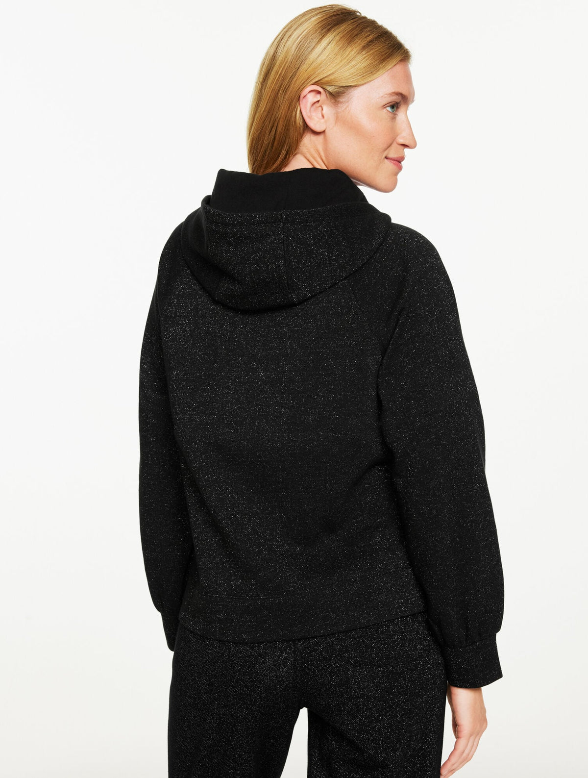 BRUSHED METALLIC HOODIE
