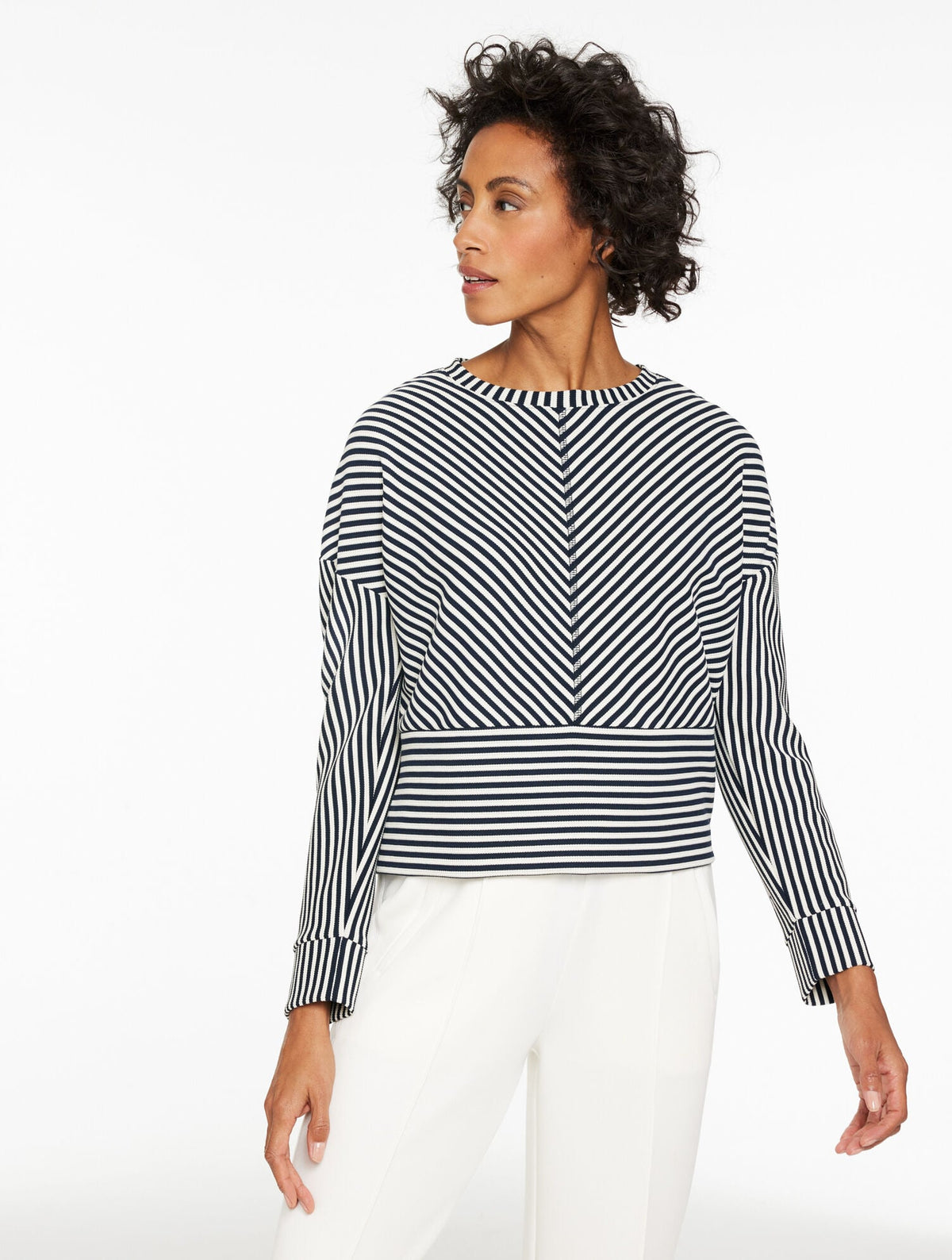 CREWNECK PULLOVER - RESOLUTION STRIPE
