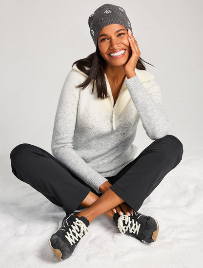HALF-ZIP SWEATER - OMBRÉ