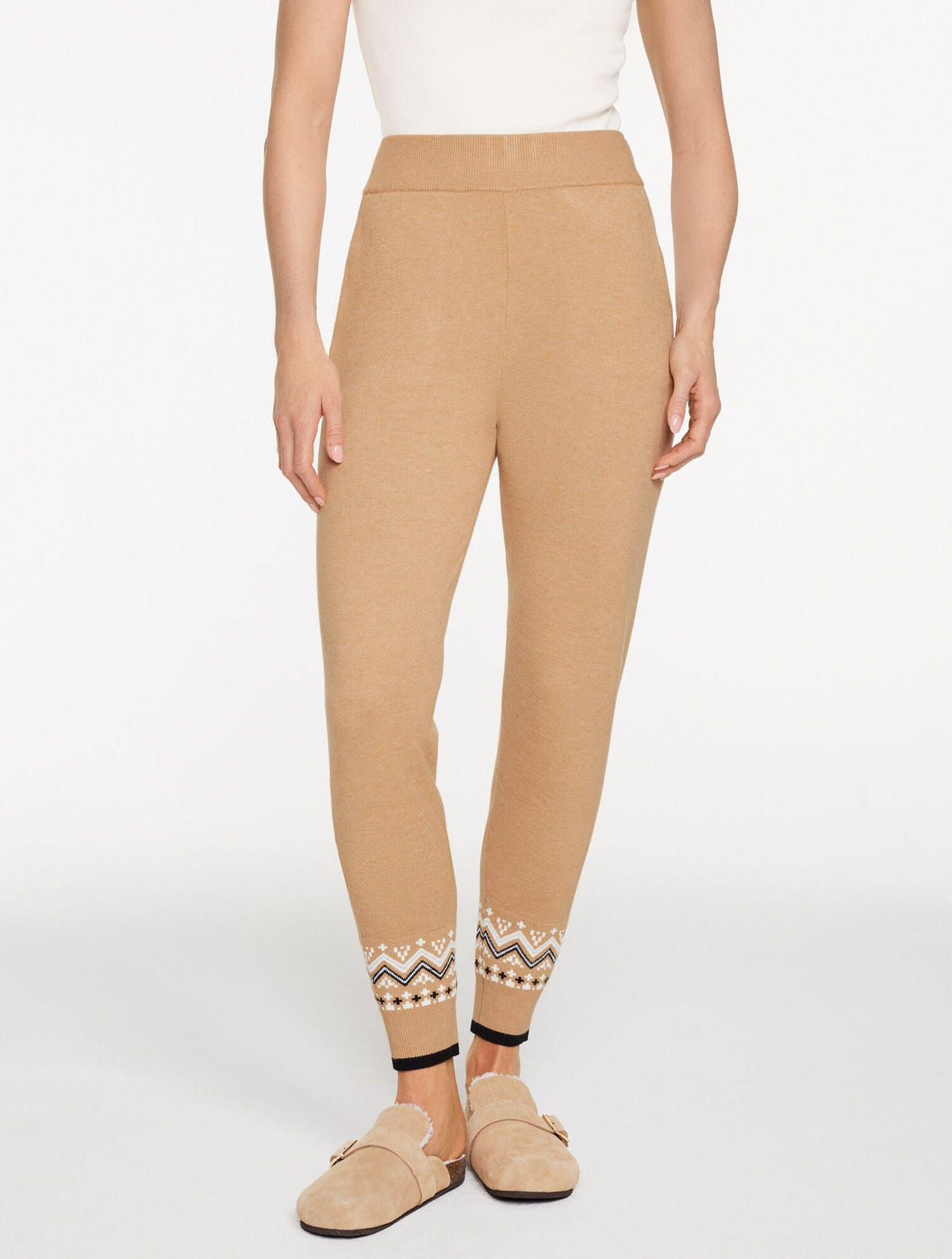 SWEATER JOGGERS - NORDIC FAIR ISLE