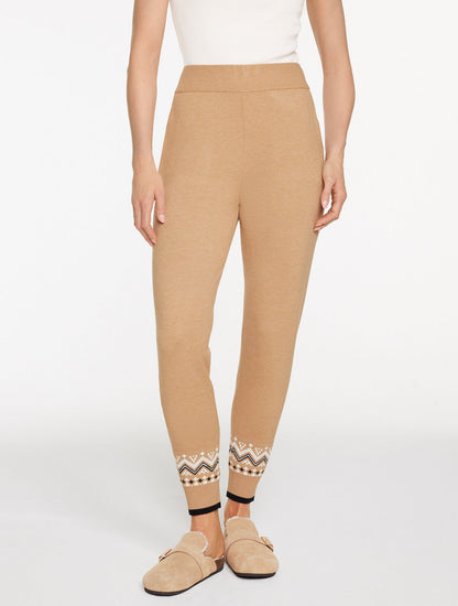 SWEATER JOGGERS - NORDIC FAIR ISLE