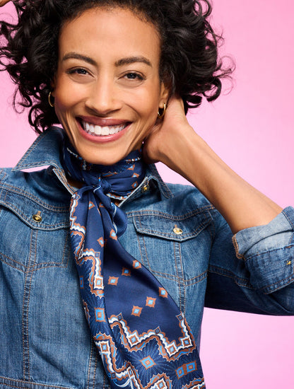DENIM MIDI SHIRTDRESS - BRIDGEPORT WASH