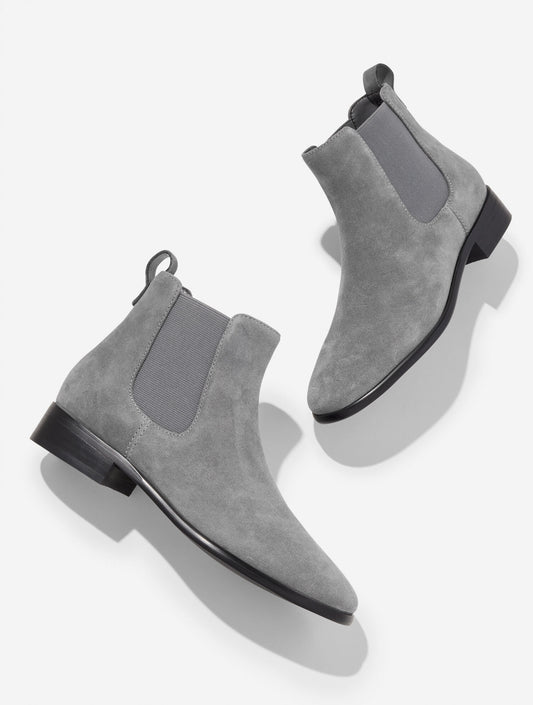 BRIGHTON SUEDE ANKLE BOOTS