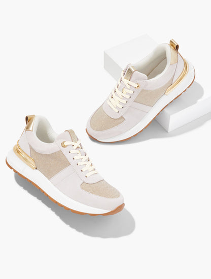 DARBY SUEDE METALLIC SNEAKERS