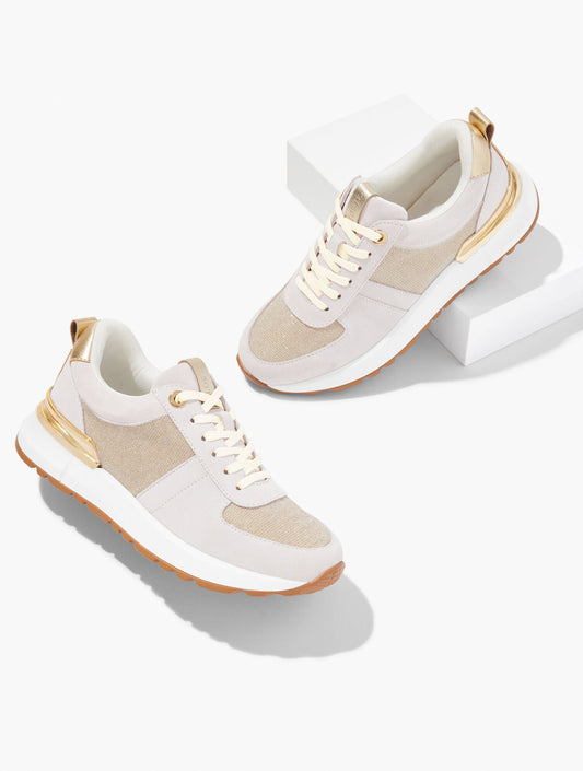 DARBY SUEDE METALLIC SNEAKERS