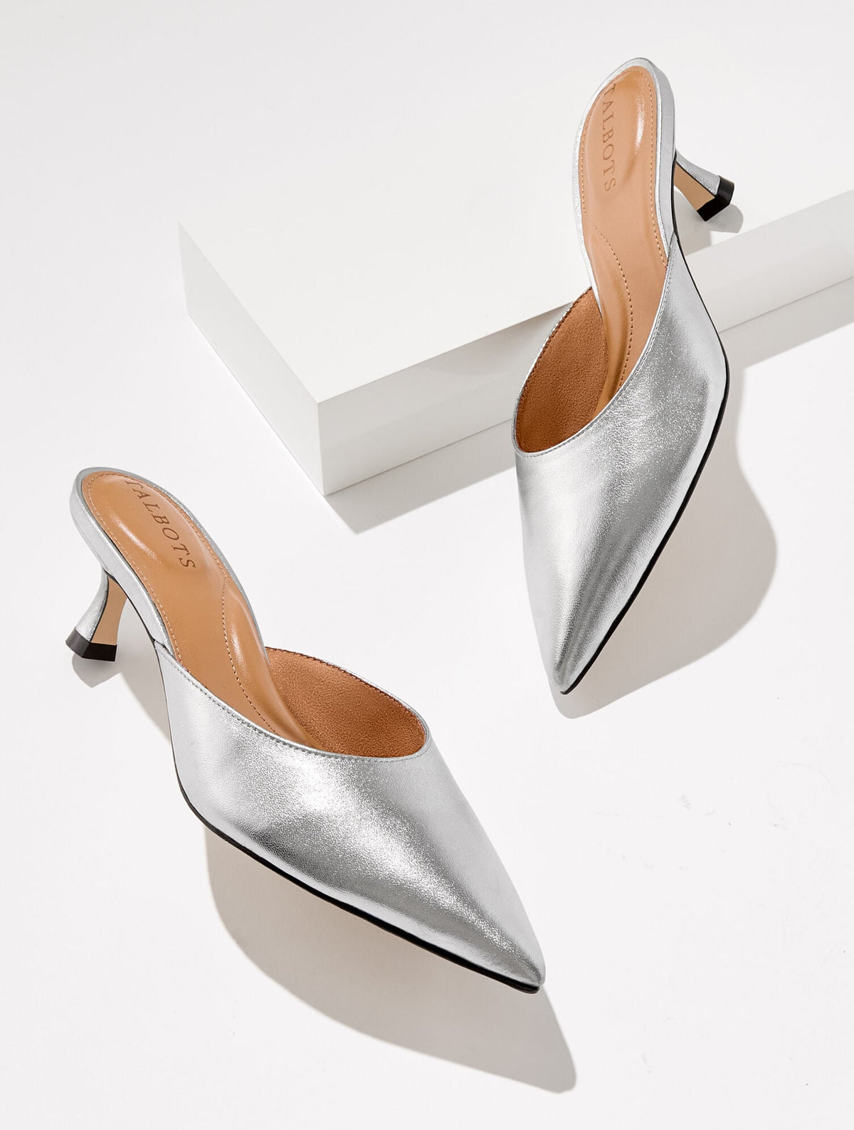EMBER NAPPA MULES - METALLIC