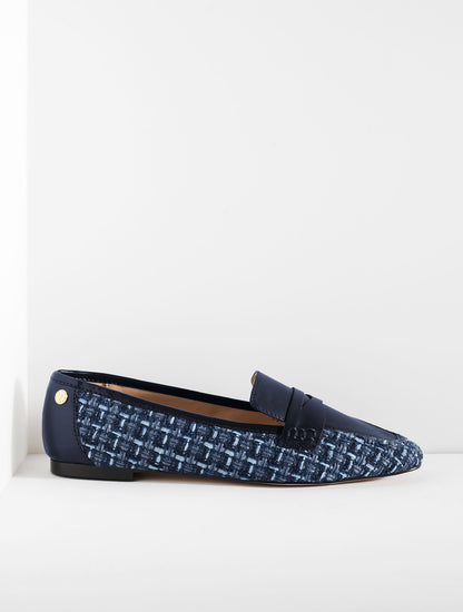 ERIN LOAFERS - OCEAN TWEED