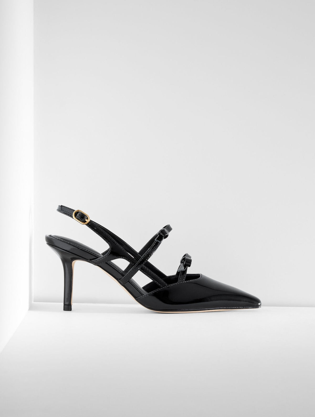 LIBBY SLINGBACK PATENT LEATHER PUMPS