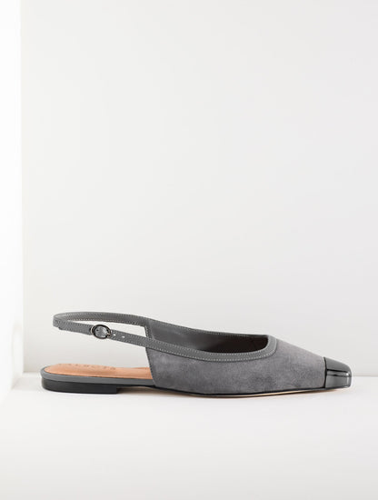WHITLEY SUEDE SLINGBACK FLATS