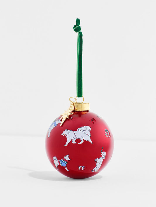 CHRISTMAS DOG ORNAMENT