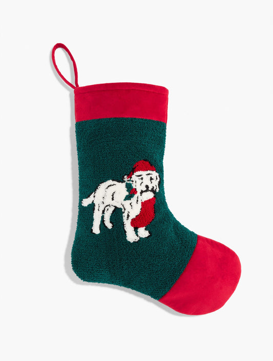 CHRISTMAS DOG STOCKING