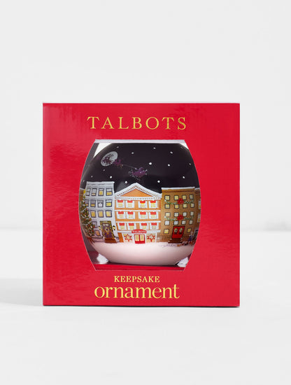 SANTA IN THE CITY ORNAMENT