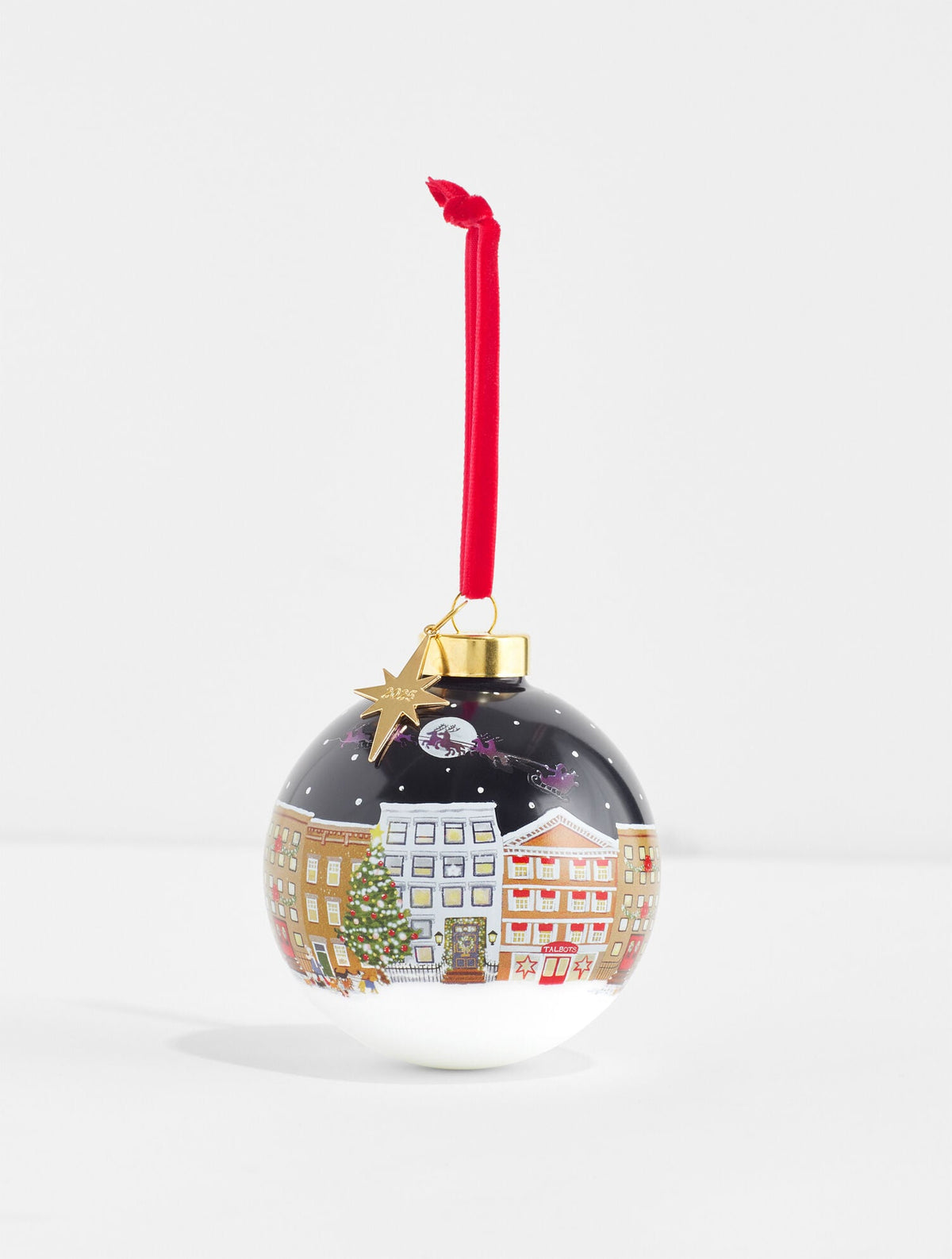 SANTA IN THE CITY ORNAMENT