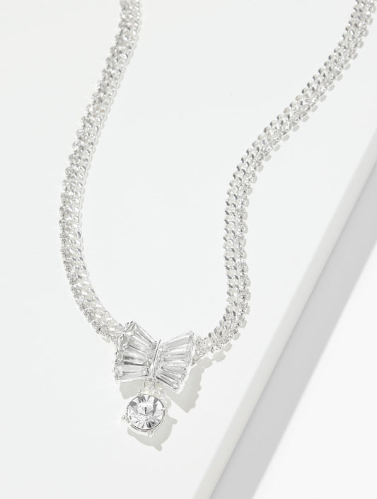 EMBELLISHED PENDANT NECKLACE