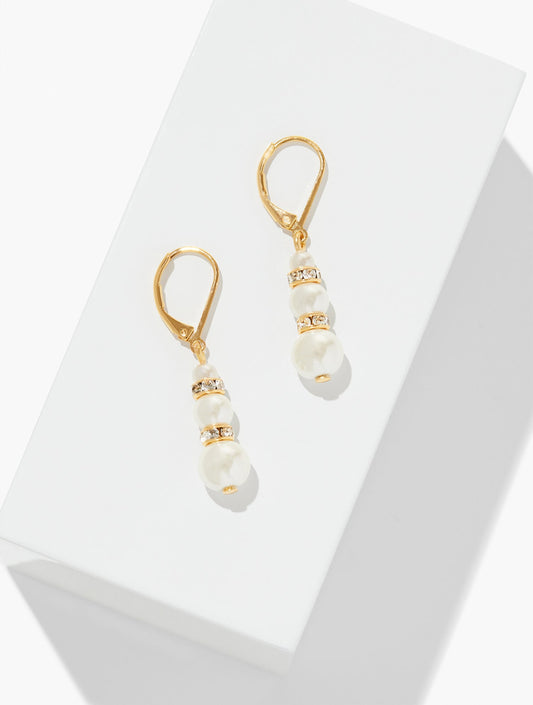 PEARL GARLAND DROP EARRINGS