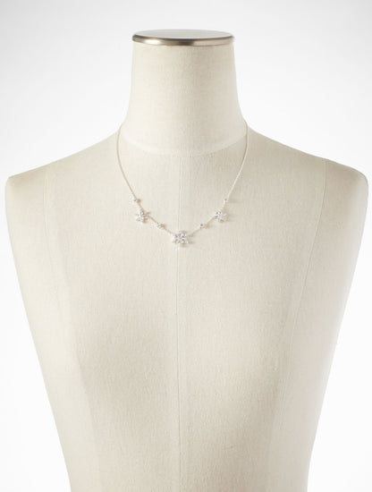 STERLING SILVER FLURRY NECKLACE