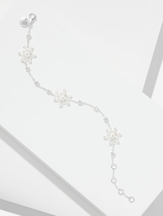 STERLING SILVER FLURRY BRACELET