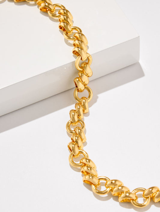 TRI LINKS NECKLACE