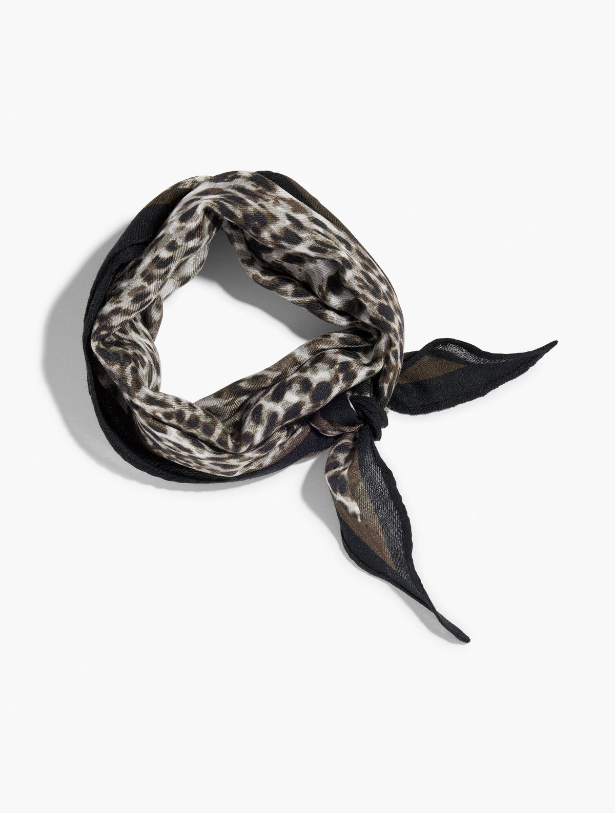 SWIRLY ANIMAL DIAMOND SCARF