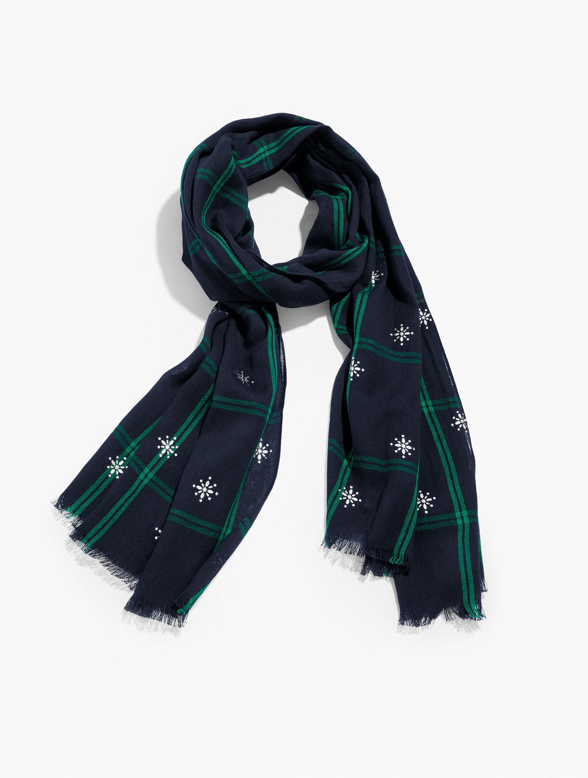 ENCHANTING BLACK WATCH OBLONG SCARF