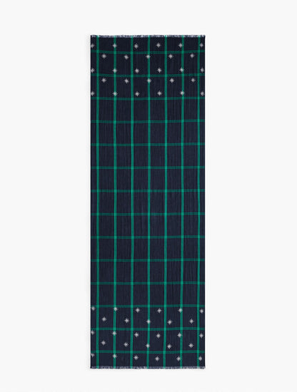 ENCHANTING BLACK WATCH OBLONG SCARF