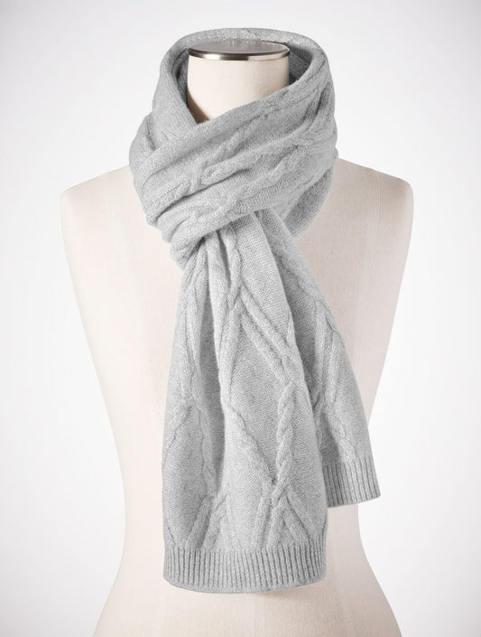METALLIC CASHMERE SCARF