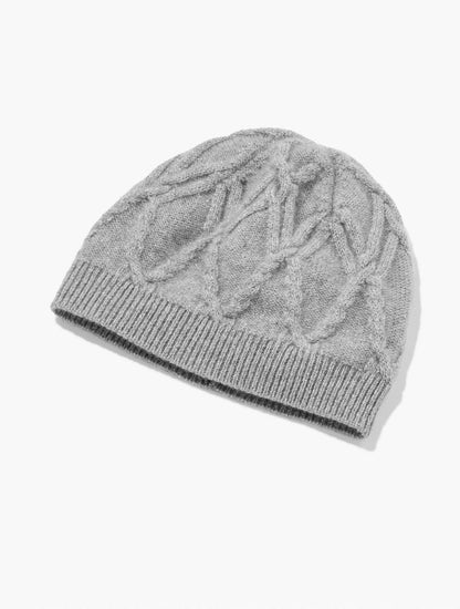 METALLIC CASHMERE BEANIE