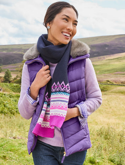 FLOAT FAIR ISLE SCARF