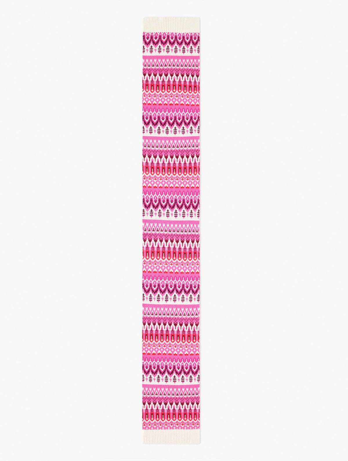 MODERN FAIR ISLE SCARF