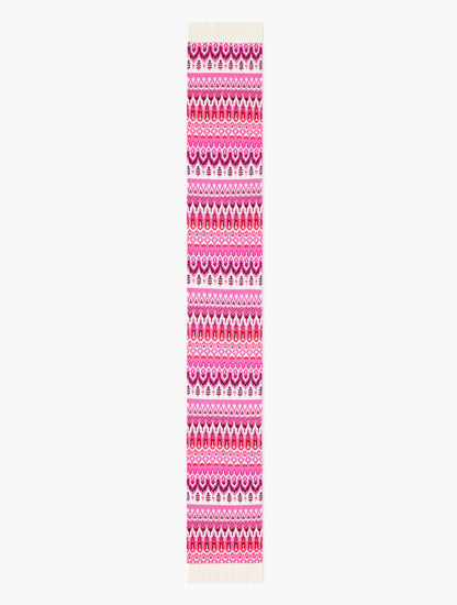 MODERN FAIR ISLE SCARF