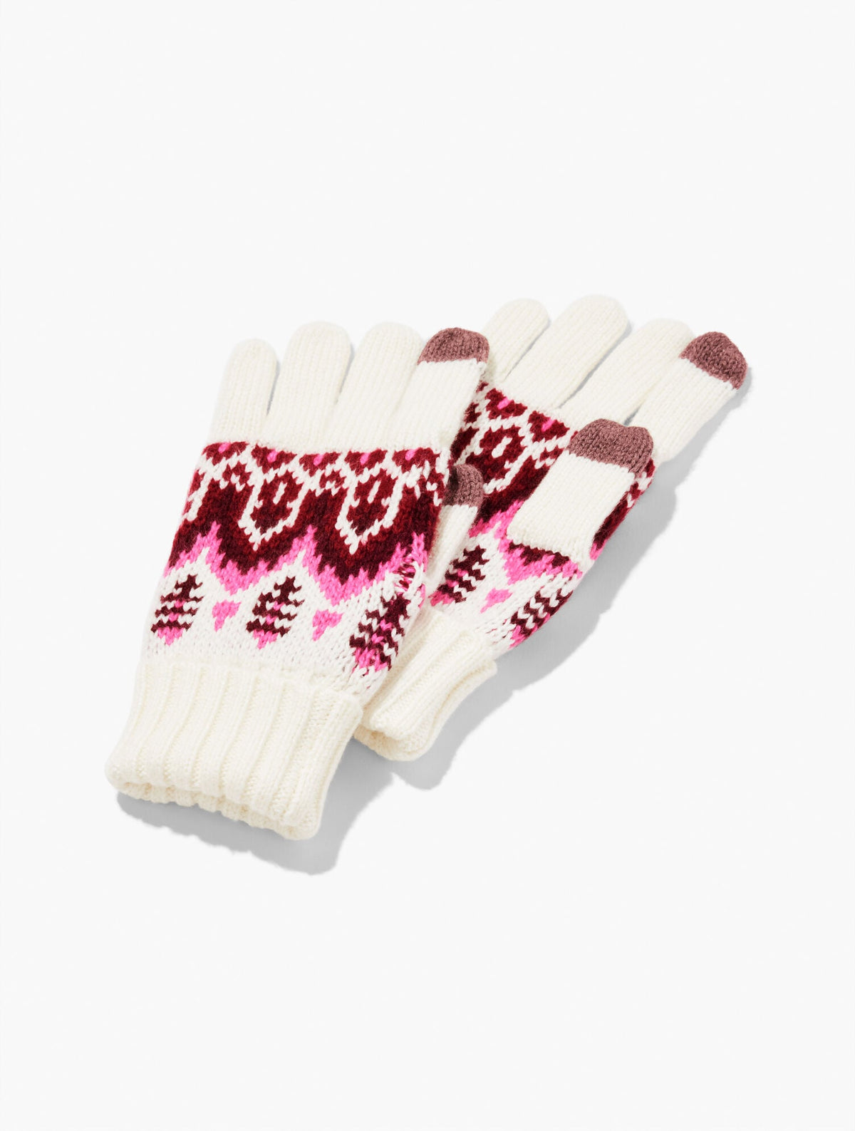 MODERN FAIR ISLE GLOVES