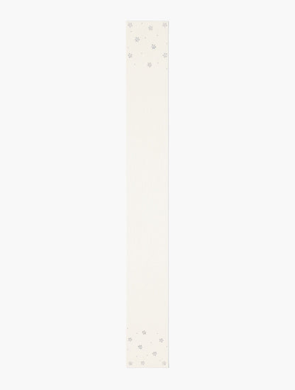 SNOWFLAKE EMBELLISHED SOFT KNIT SCARF